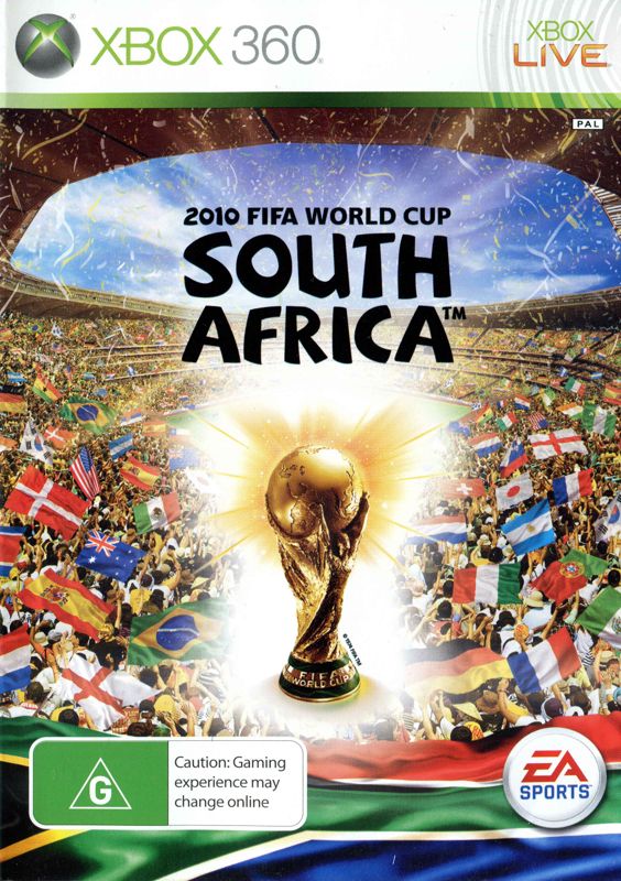 2010 FIFA World Cup South Africa box art for Xbox 360